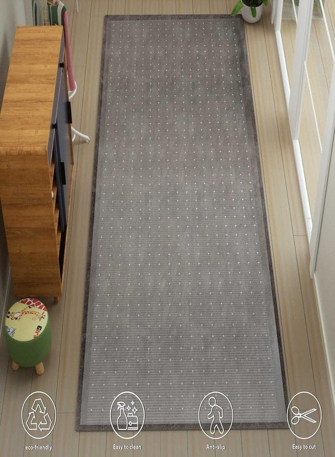 YADI Plastic Carpet Runner 27in x 6ft Clear Floor Runner for Carpet Protection with Spikes Non-Slip & Stain-Resistant Rug Protector for Carpeted Hallway or Entrance or Other Foot Traffic Areas - Image 4